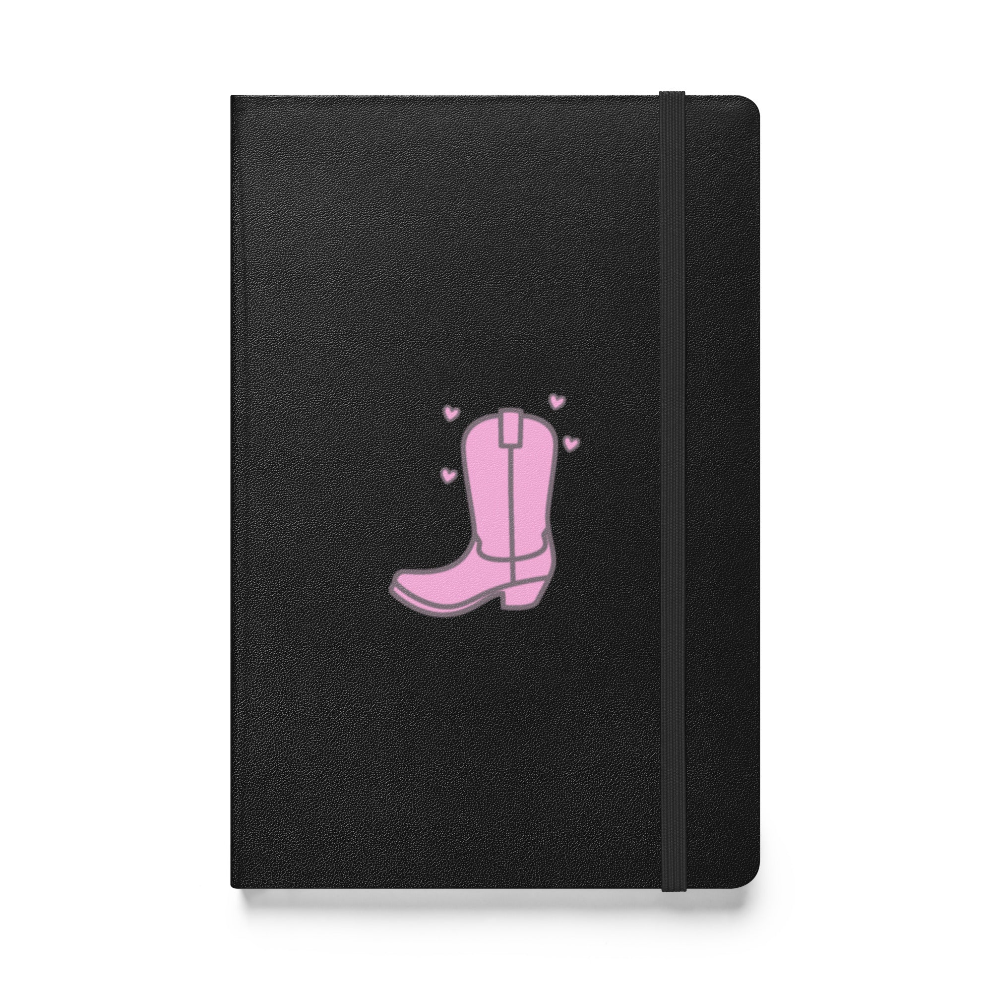 pink cowboy boot notebook
